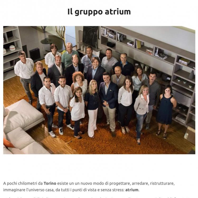 Nuovo sito Gruppo ATRIUM